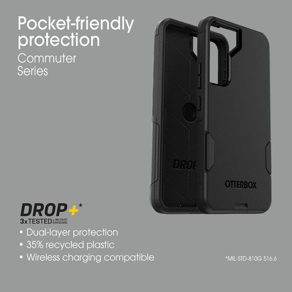 OtterBox Galaxy S22 Black Textured Phone Case - Picture 6 of 6